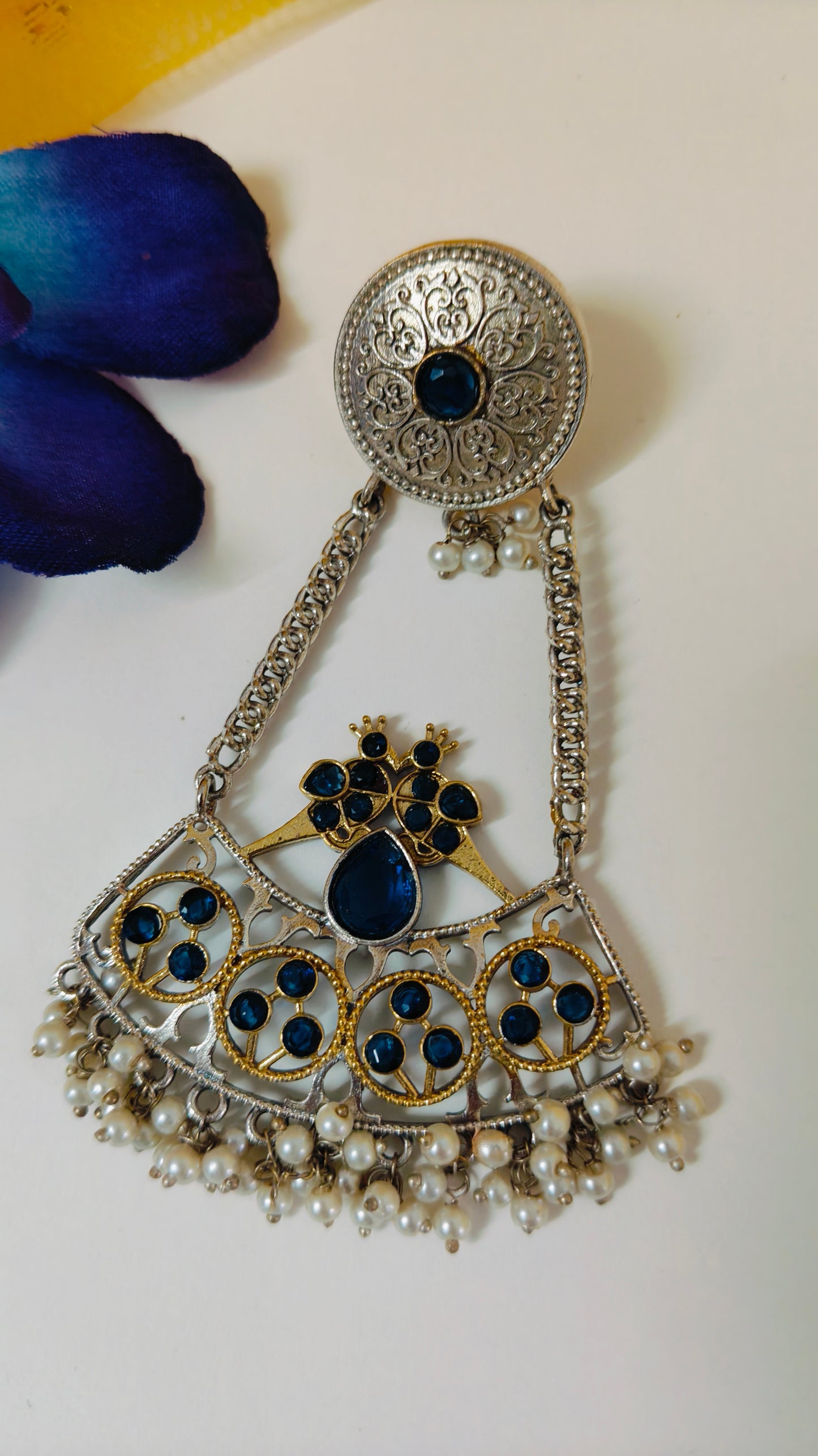 Meher Earring( Blue)