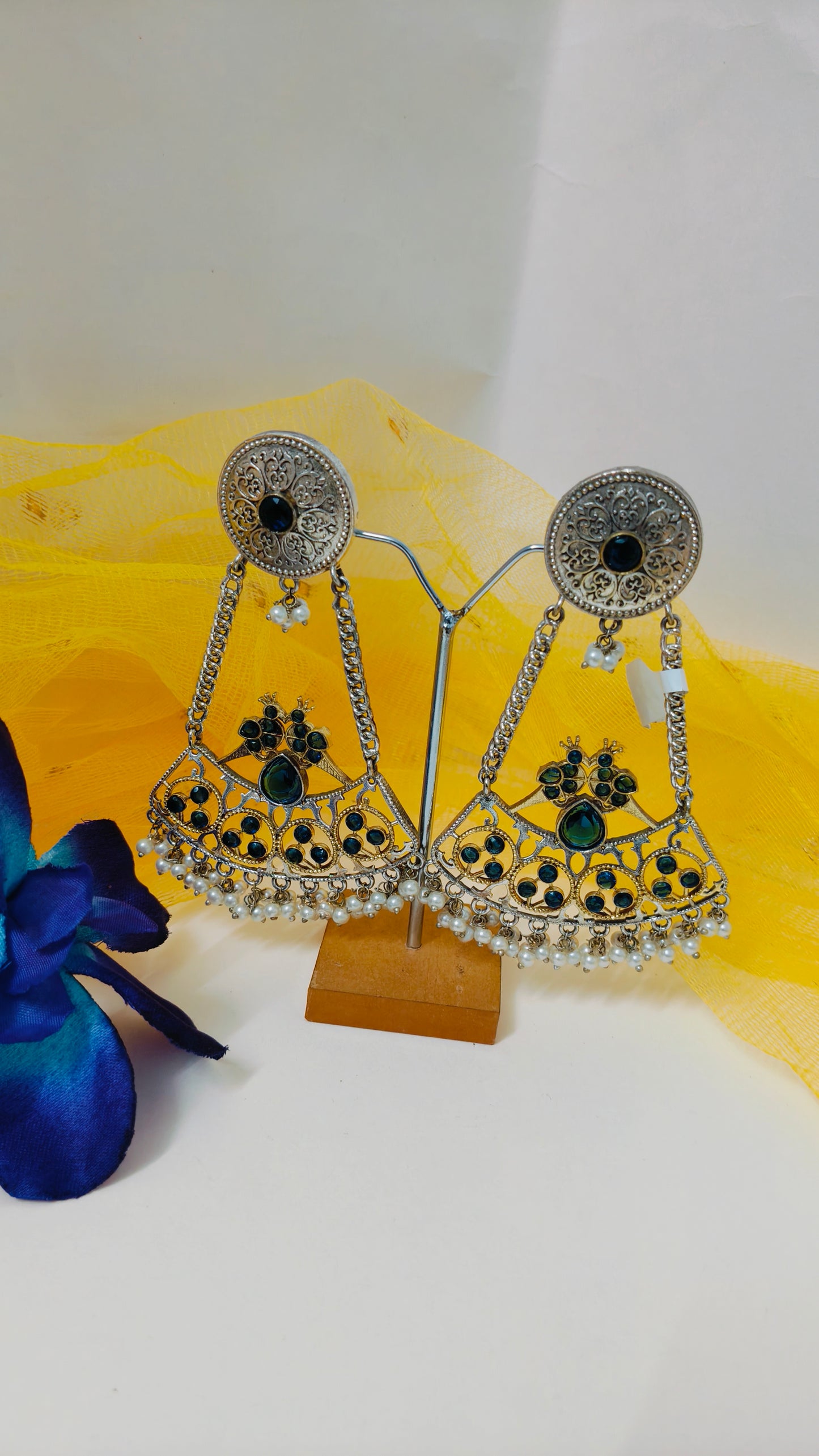 Meher Earring( Blue)