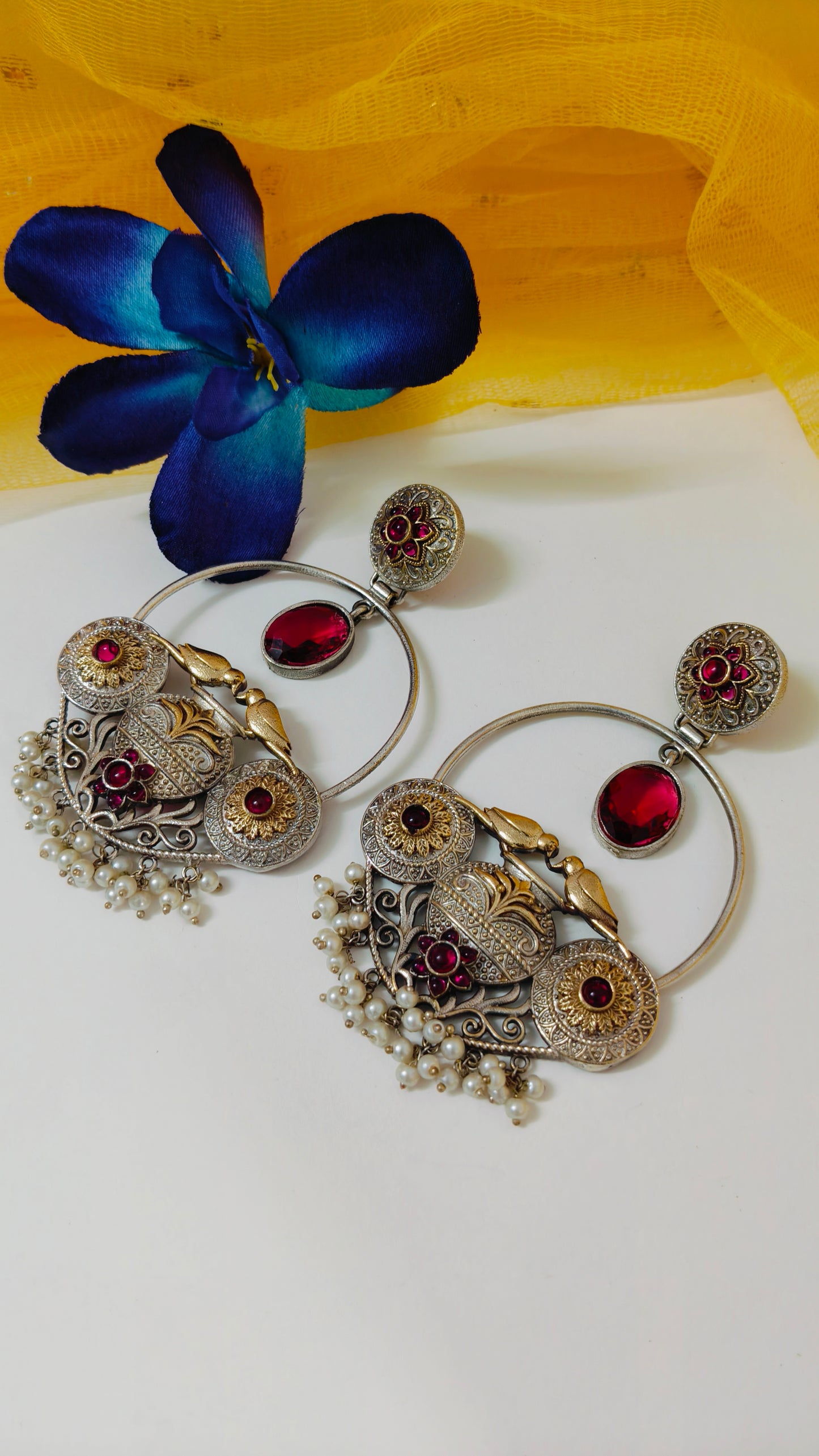 Baadal Earring(pink)