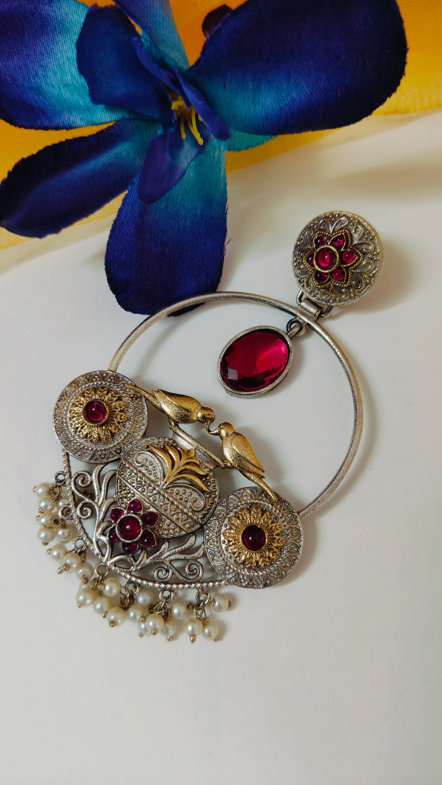Baadal Earring(pink)