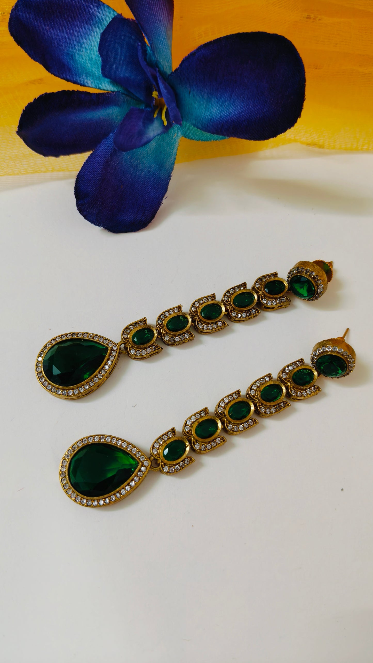 Ruhani Earring (green)