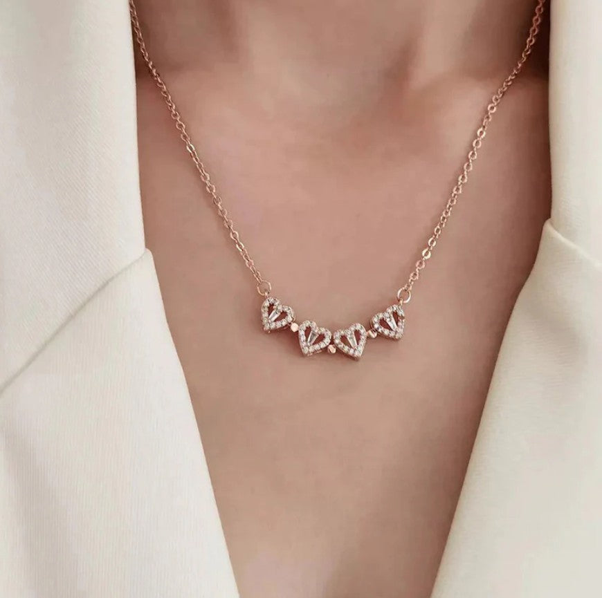 Rose Gold AD Magnet Pendant