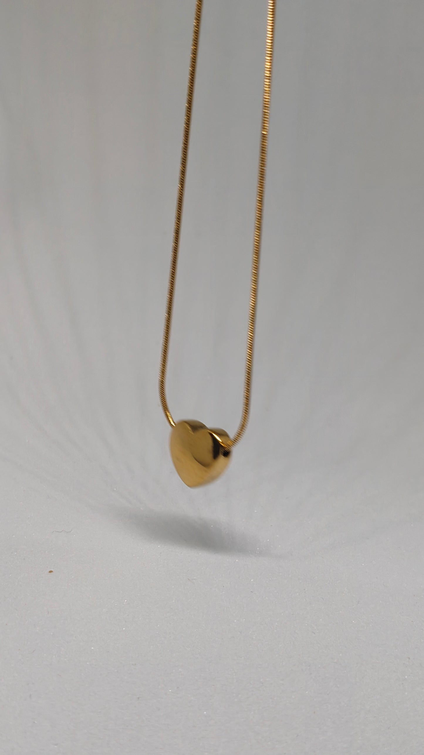 Plain Heart Pendant Chain