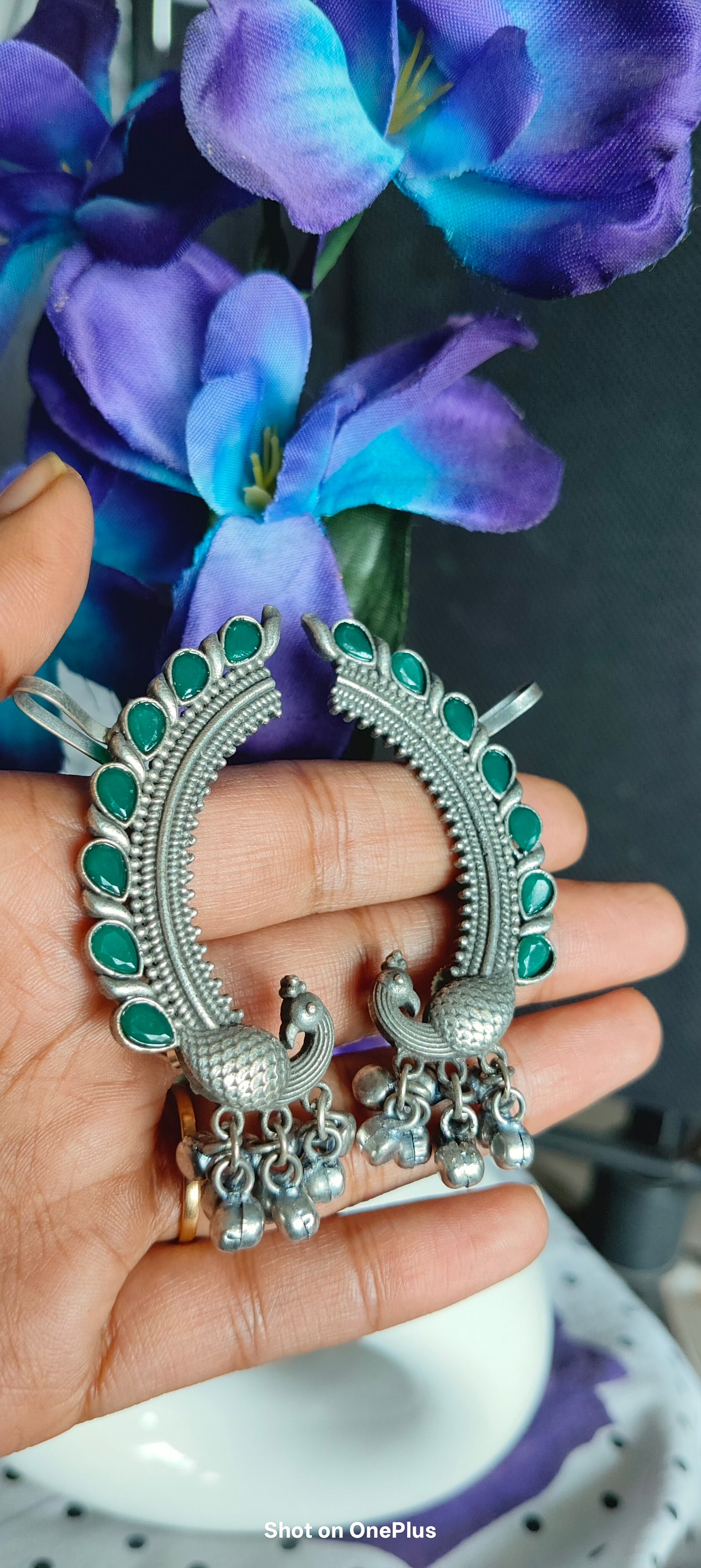 Ear Cuff oxidised 003