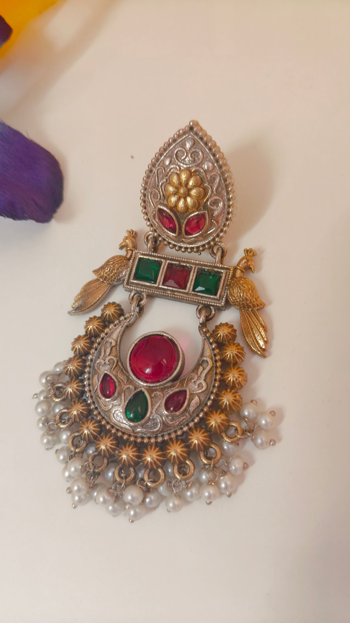 Noor Earring -Pink color