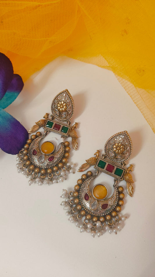 Noor Earring -Yellow Color