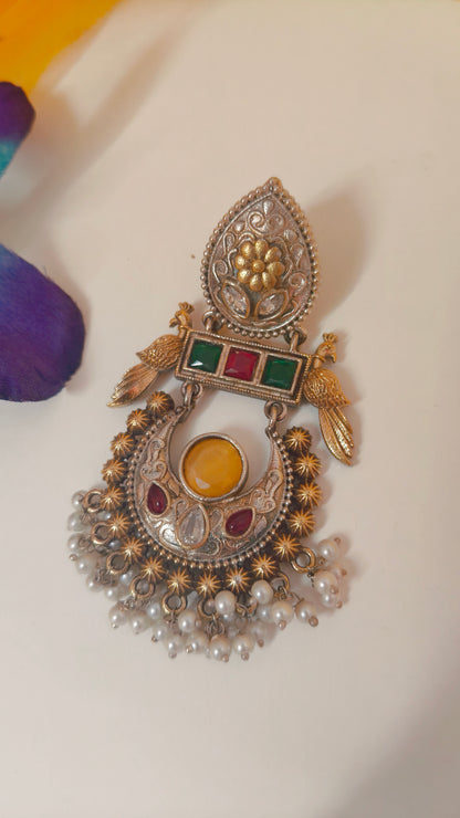 Noor Earring -Yellow Color