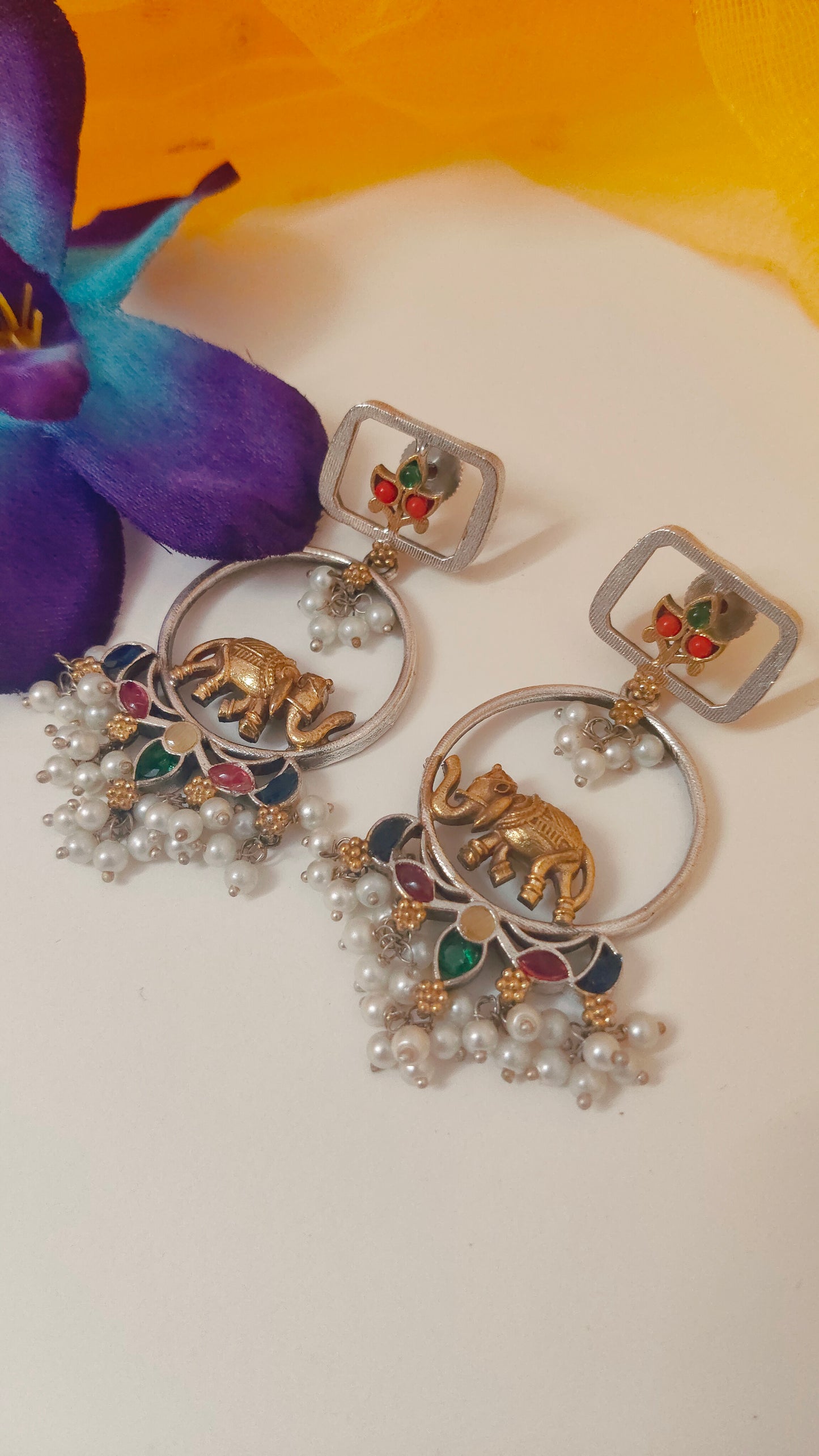 Shringar Earring Multicolor