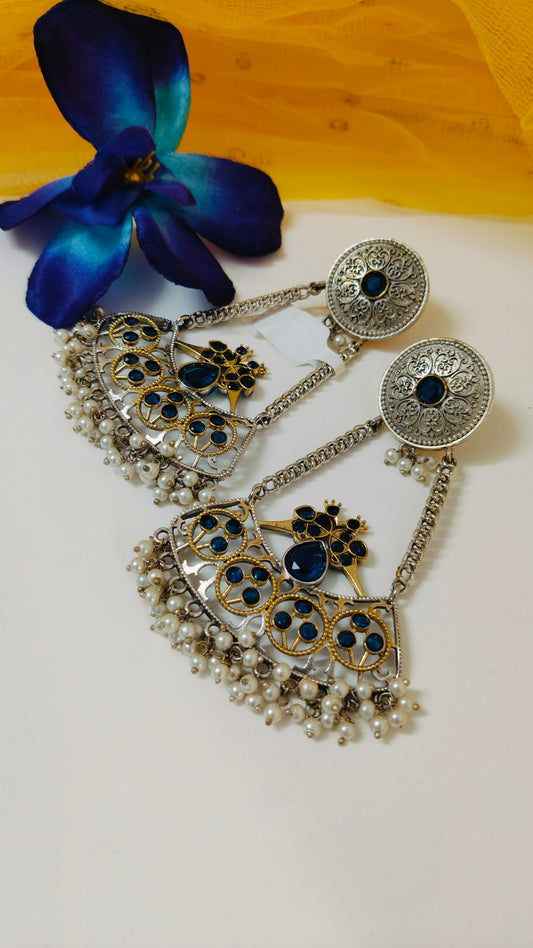Meher Earring( Blue)