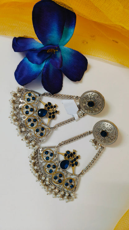 Meher Earring( Blue)