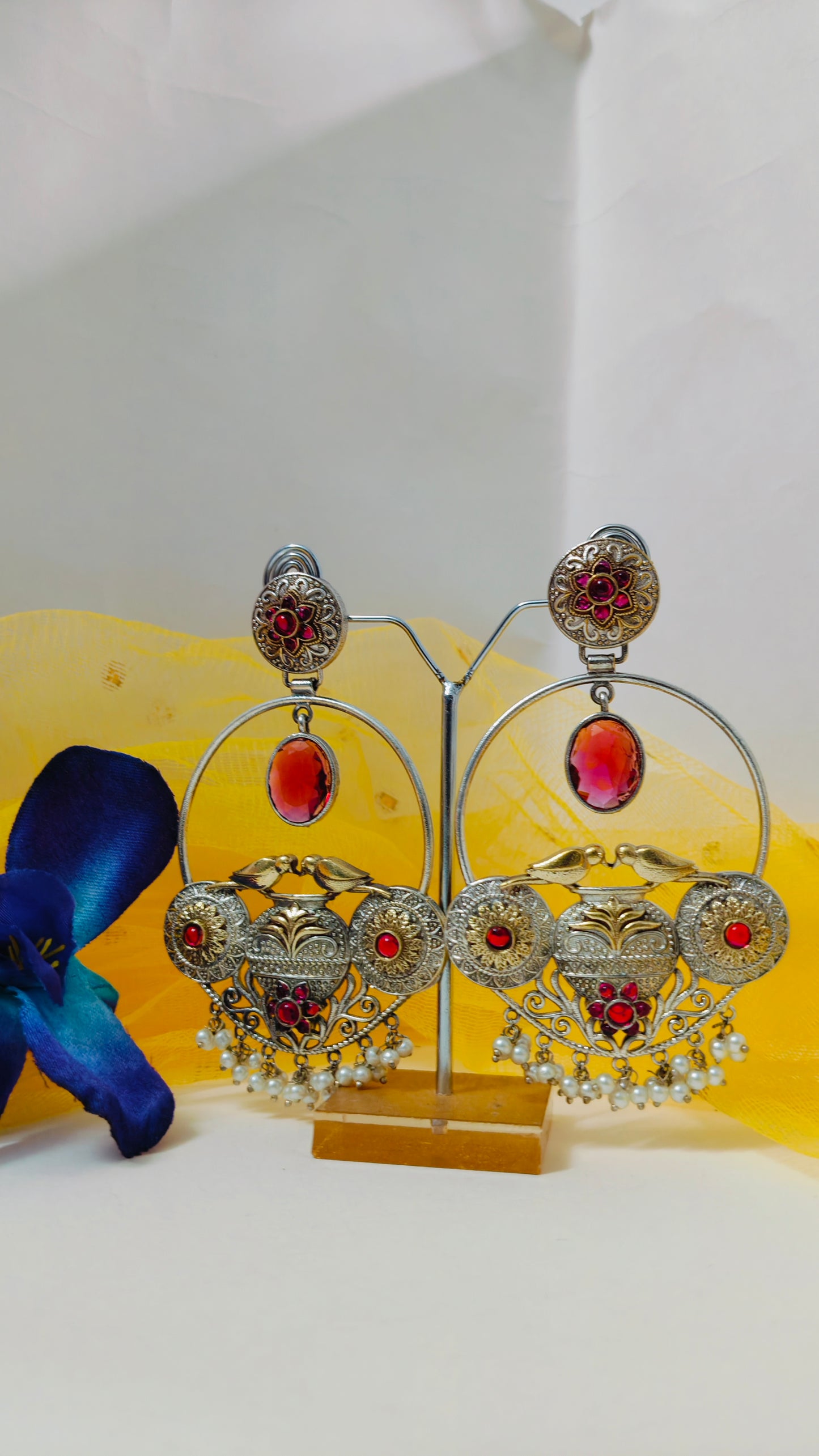 Baadal Earring(pink)