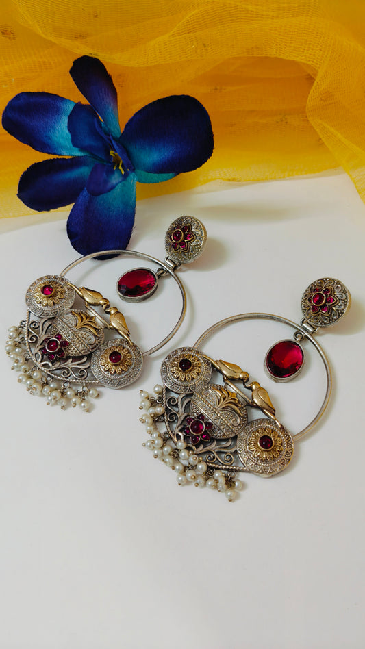 Baadal Earring(pink)
