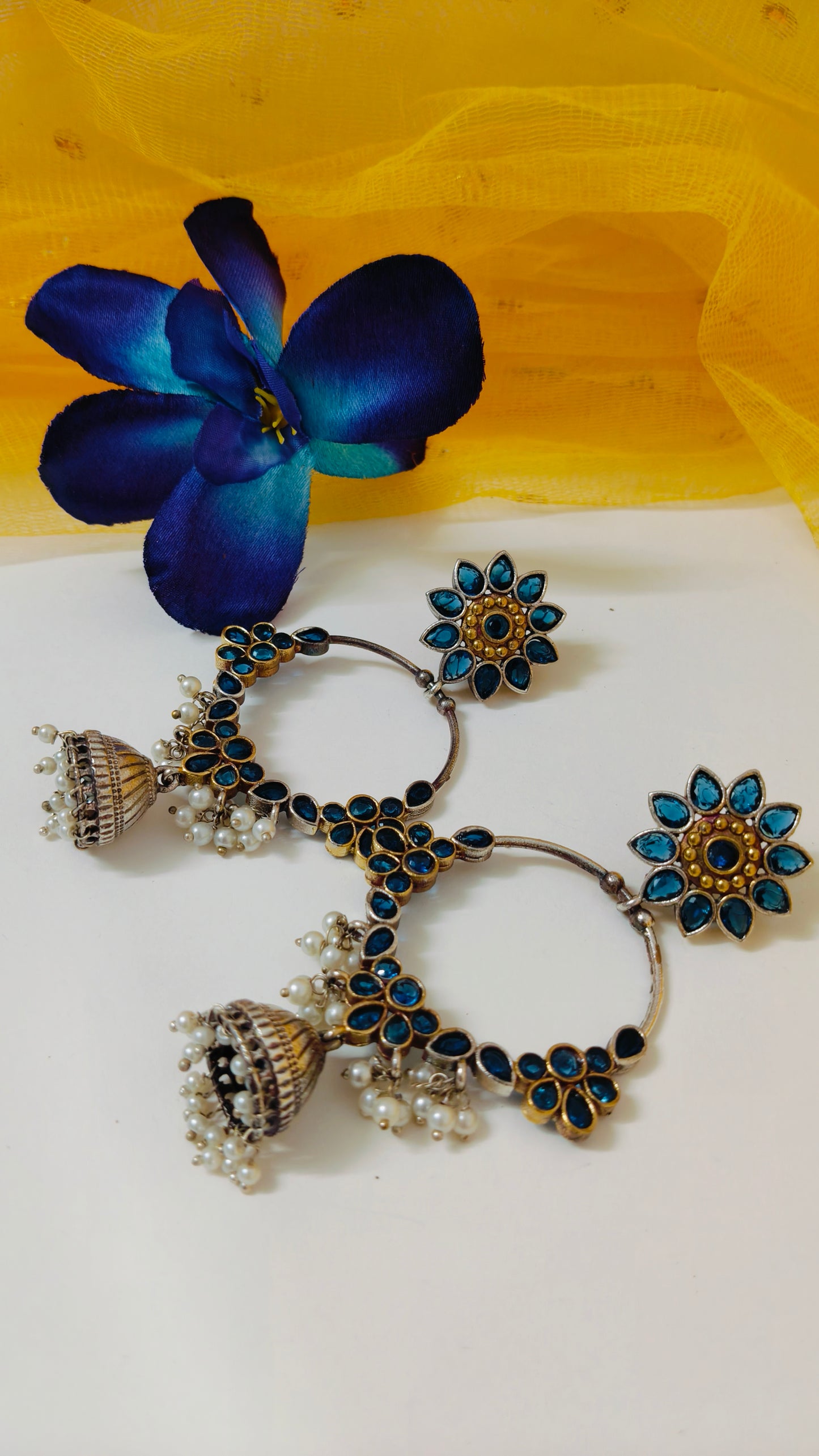 Arzoo Earring (Blue)