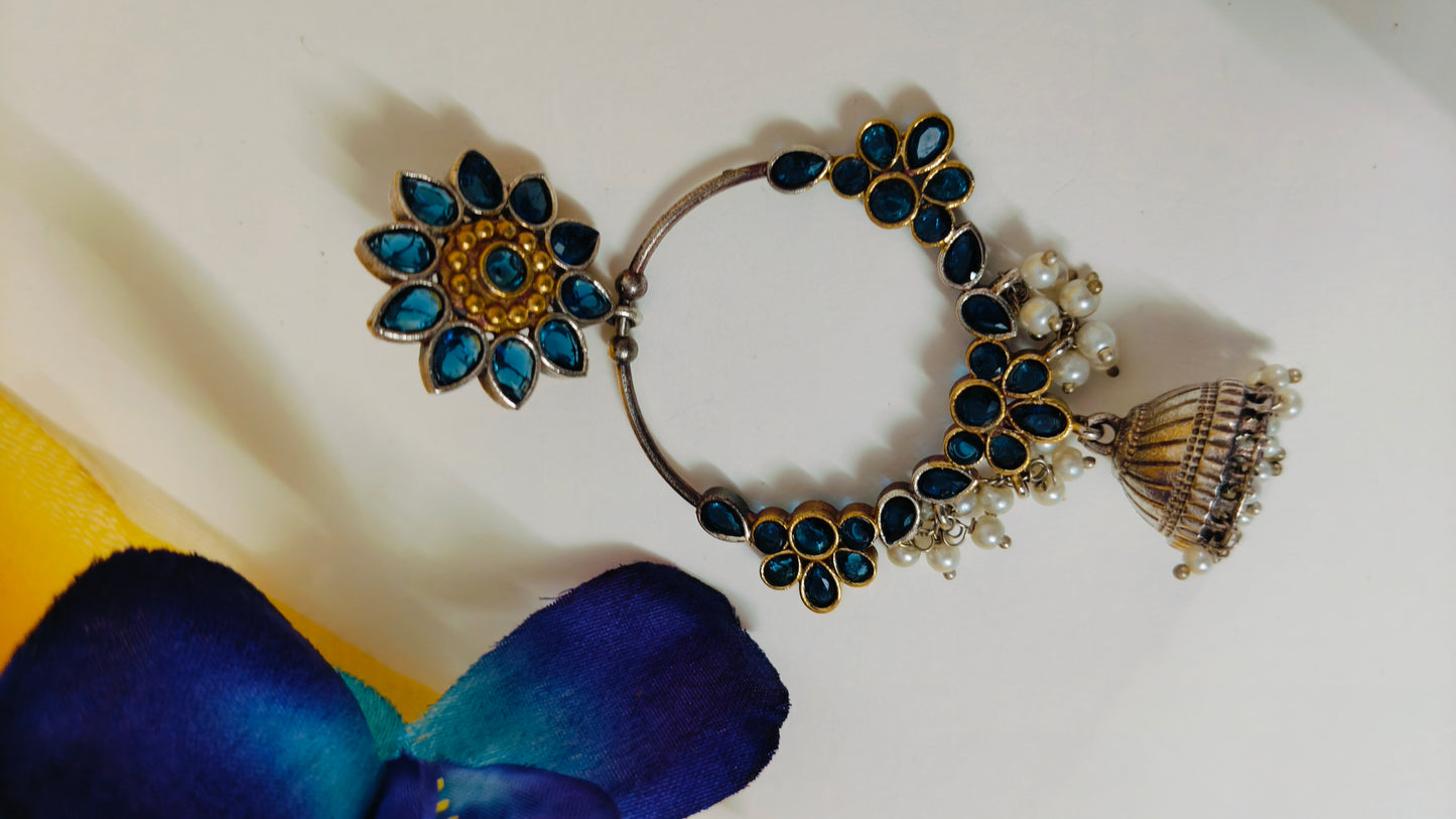 Arzoo Earring (Blue)