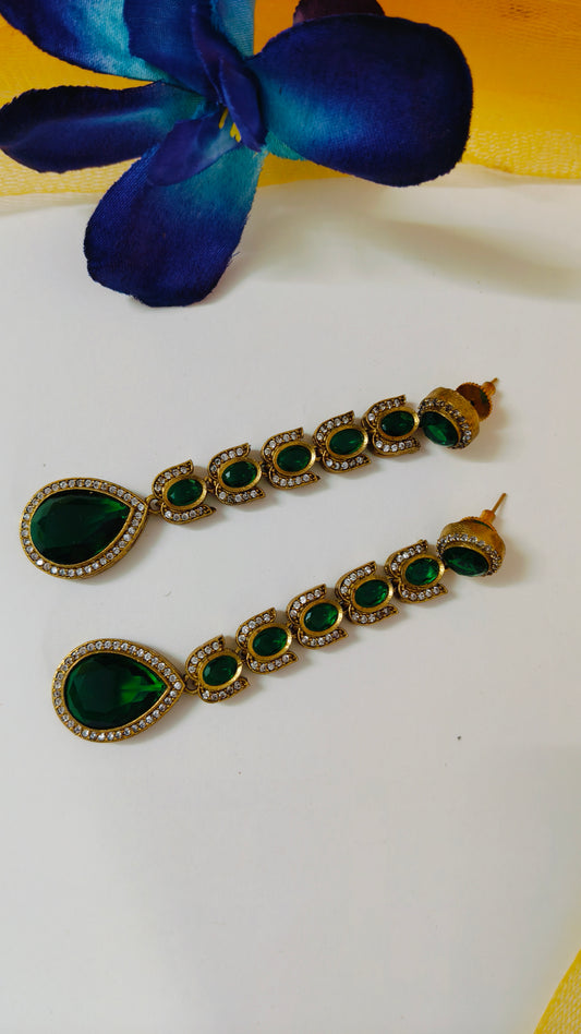 Ruhani Earring (green)