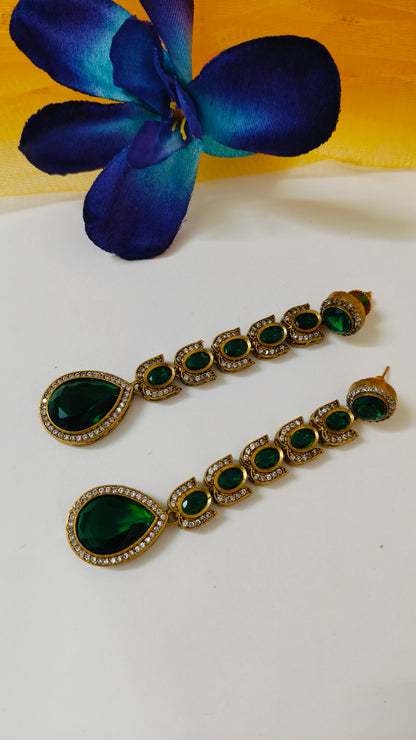 Ruhani Earring (green)