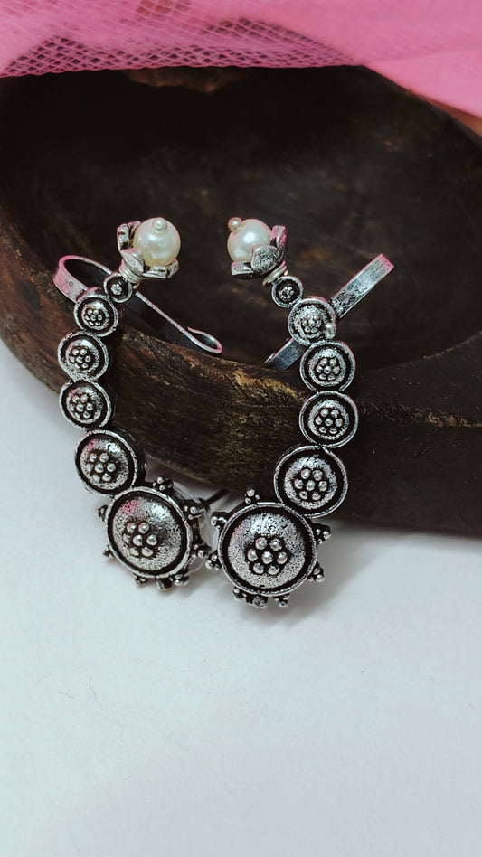 Ear Cuff oxidised