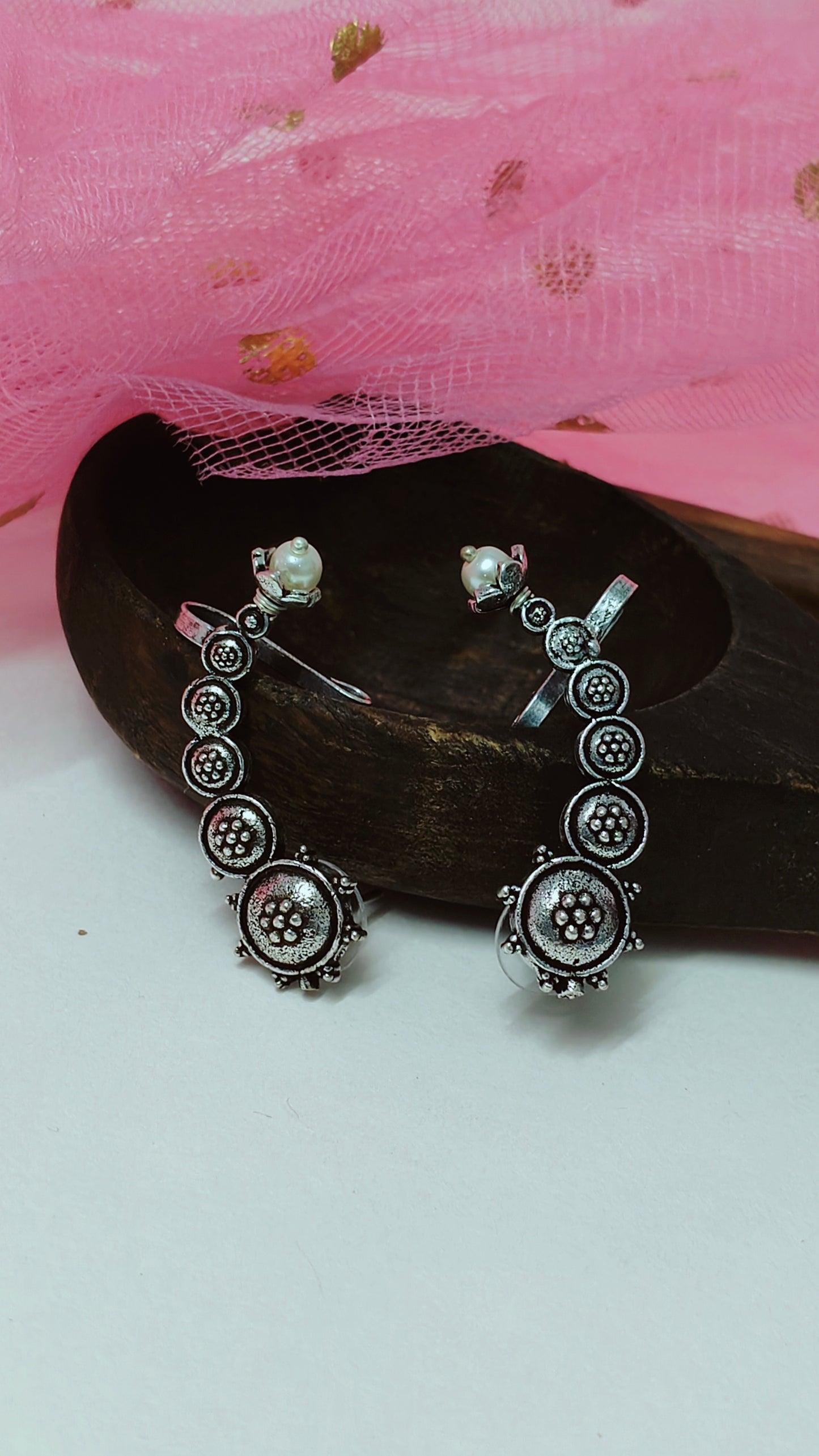 Ear Cuff oxidised