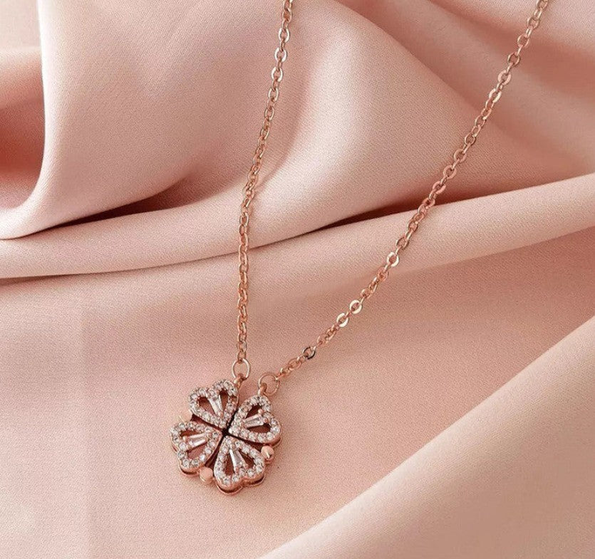 Rose Gold AD Magnet Pendant