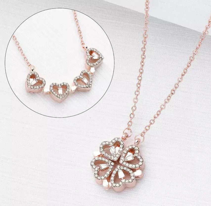 Rose Gold AD Magnet Pendant