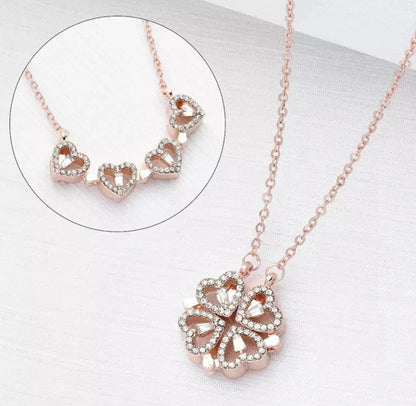 Rose Gold AD Magnet Pendant