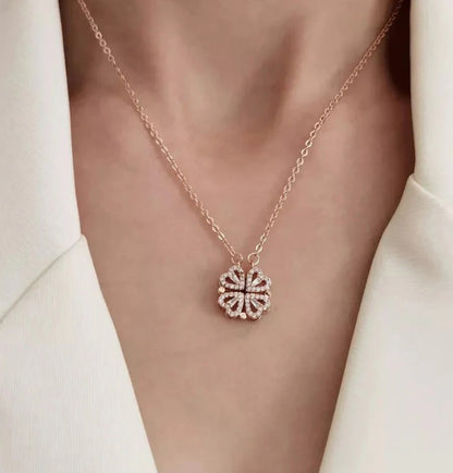 Rose Gold AD Magnet Pendant