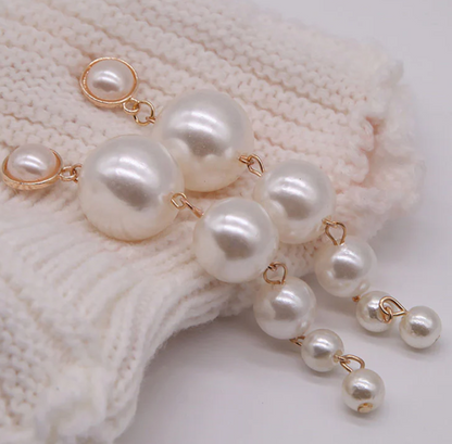 Dangler Big Pearl Earrings
