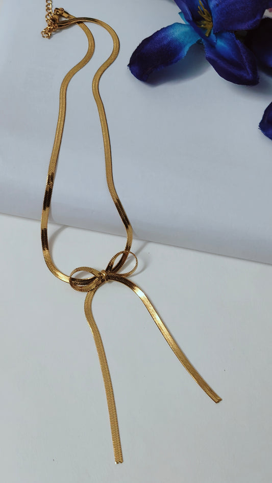 Bow Snake Chain