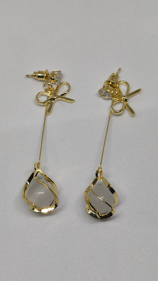 Dangler water Drop with Bow