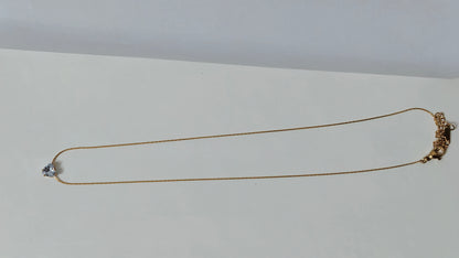Heart Diamond pendant Sleek chain