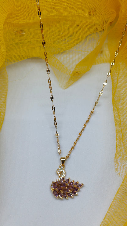 Purple Bird Chain