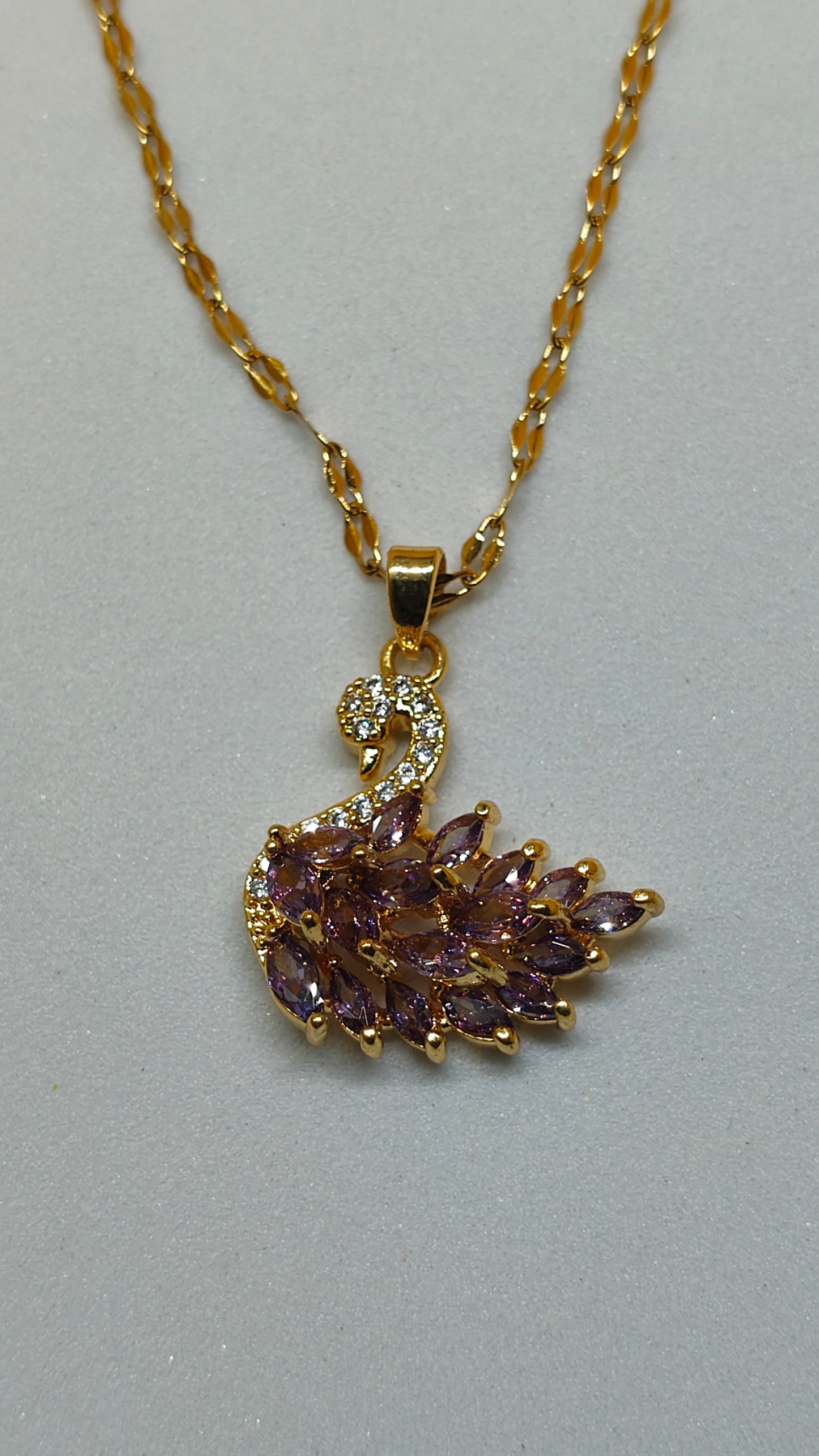 Purple Bird Chain