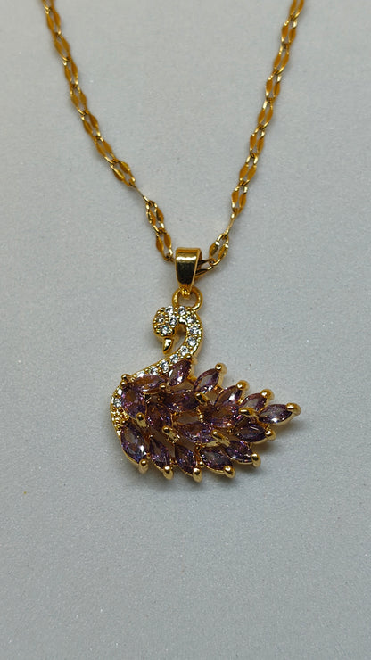 Purple Bird Chain