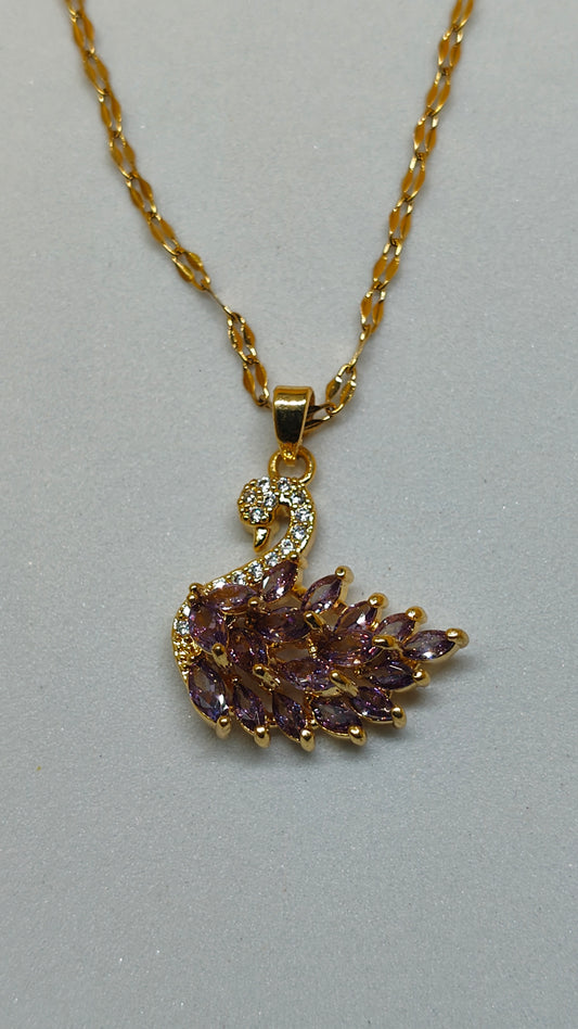Purple Bird Chain