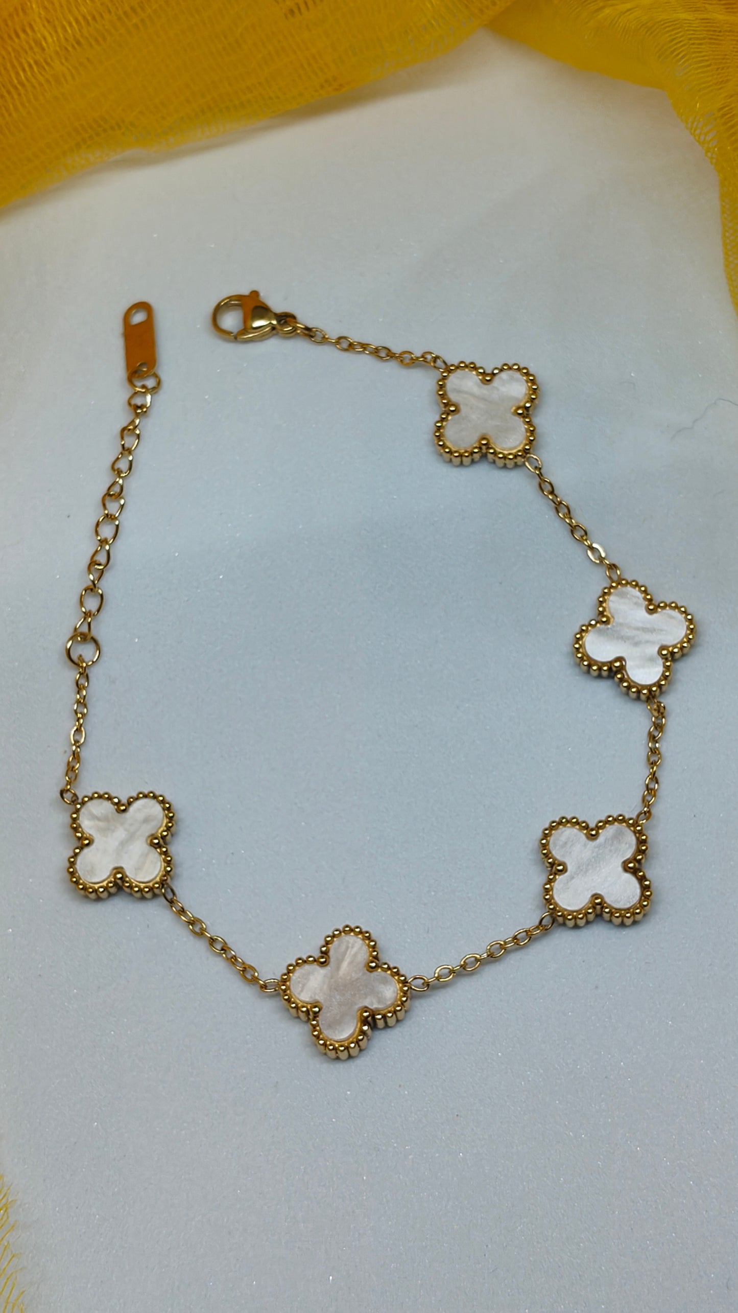 White Clover Bracelet