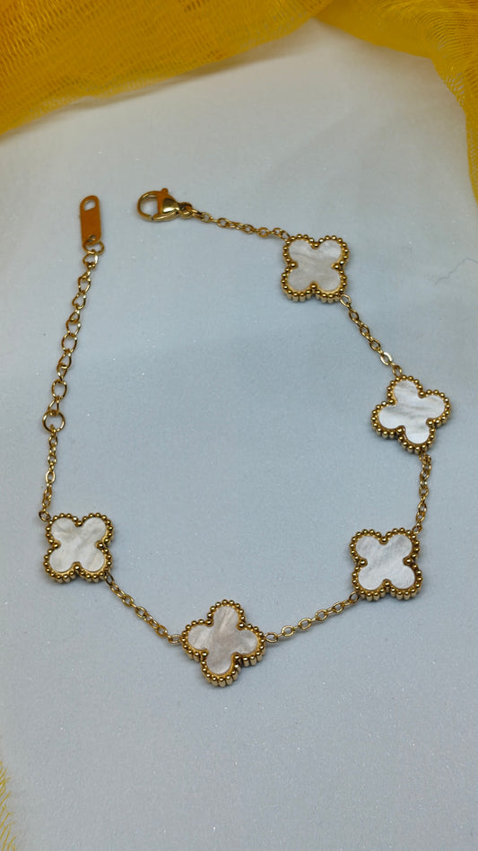 White Clover Bracelet