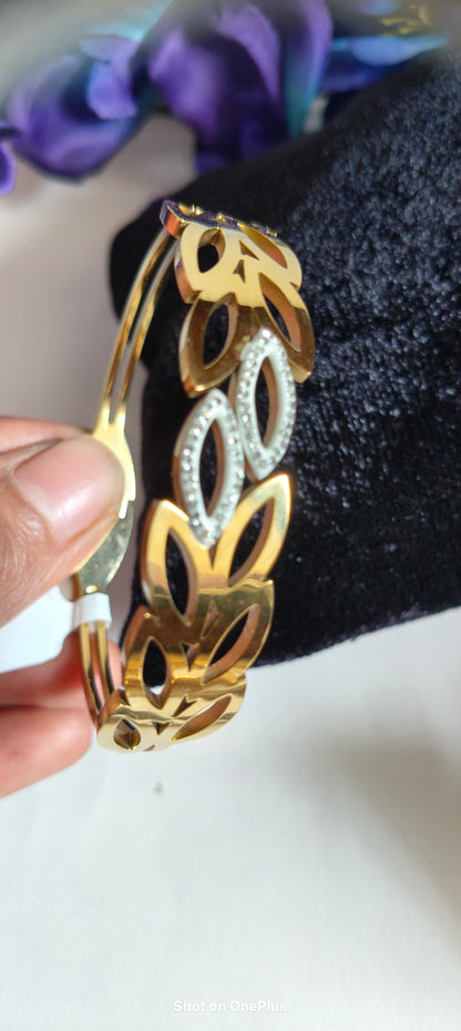 Adult Bracelet |18K Gold Plated | Waterproof Stainless Steel | 002