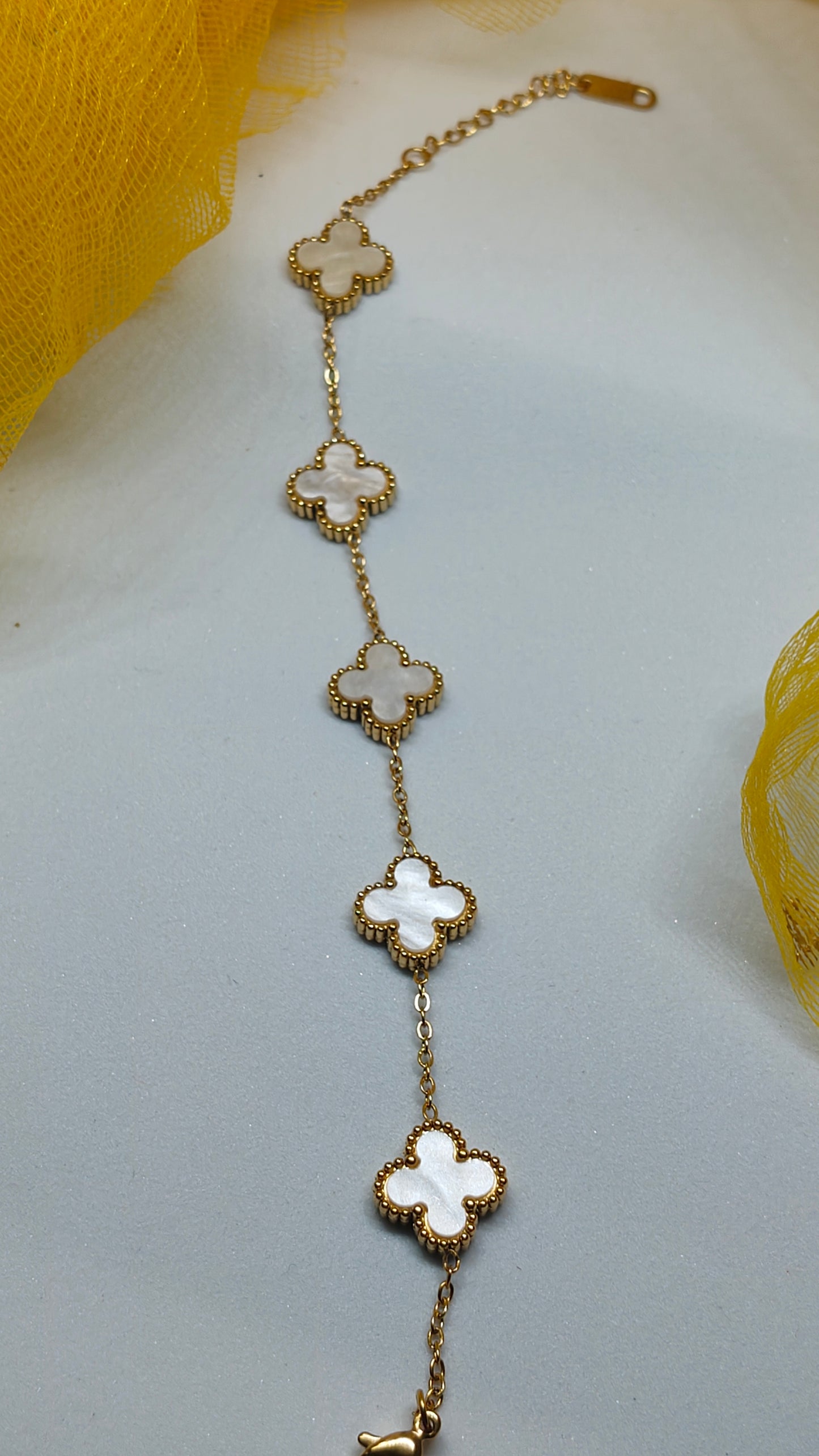 White Clover Bracelet