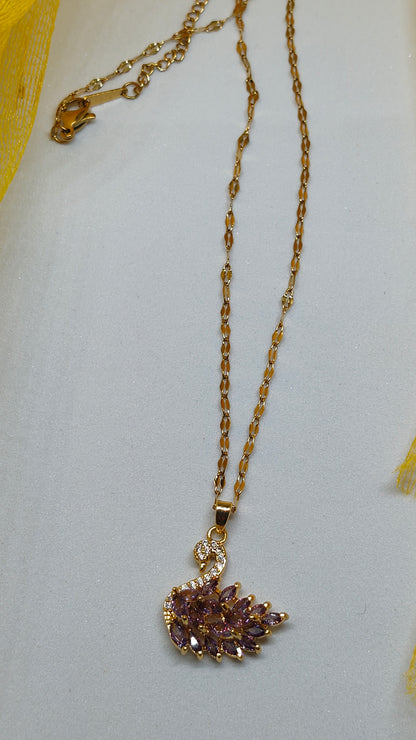 Purple Bird Chain