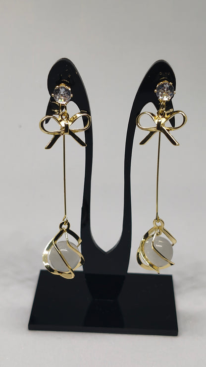 Dangler water Drop with Bow