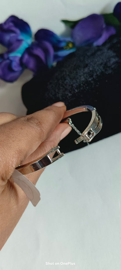 Adult Bracelet |Silver Plated | Waterproof Stainless Steel | 002