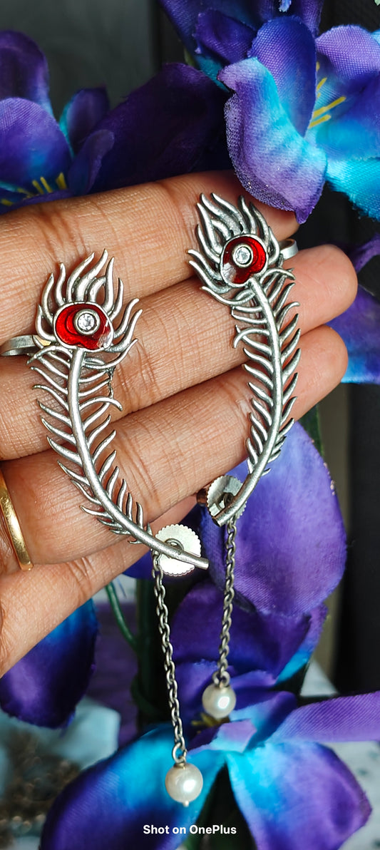 Ear Cuff oxidised 001