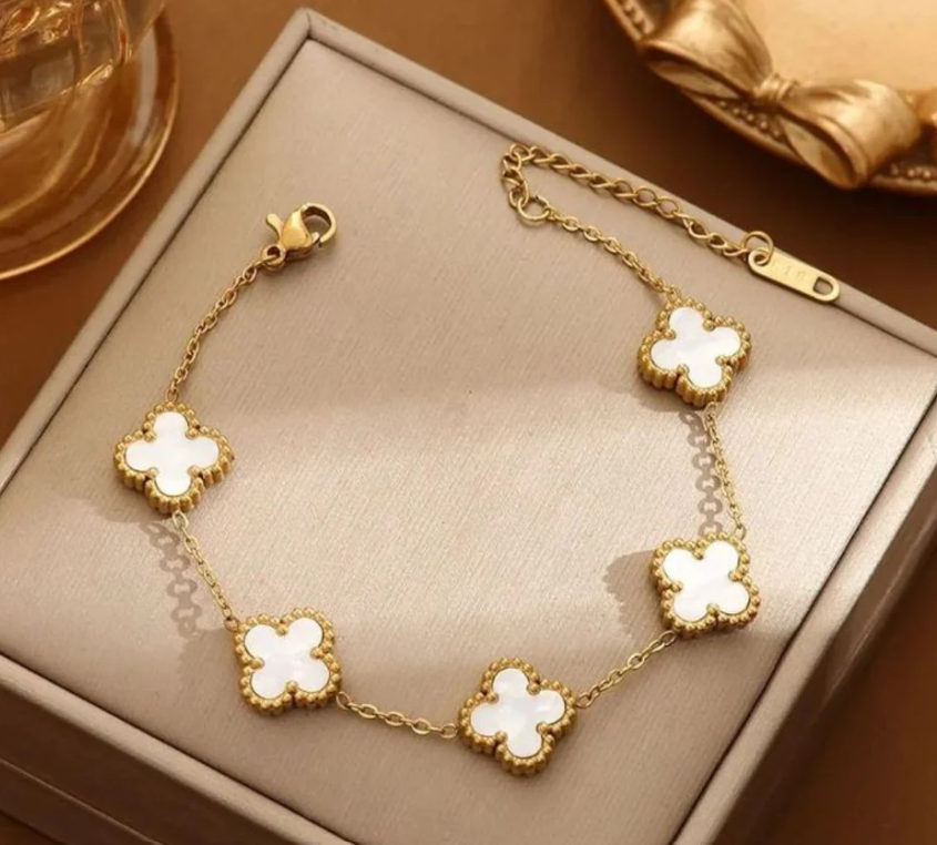 White Clover Bracelet