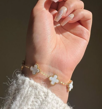 White Clover Bracelet